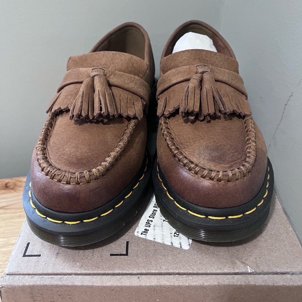 Dr. Martens Women's Brown Tassel Loafers - Picture 3 of 4